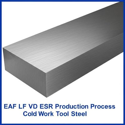 EAF LF VD ESR Produktionsprozess Kaltbearbeitung Werkzeug Stahl mit 3000-6000 mm Länge und Fair Machinability